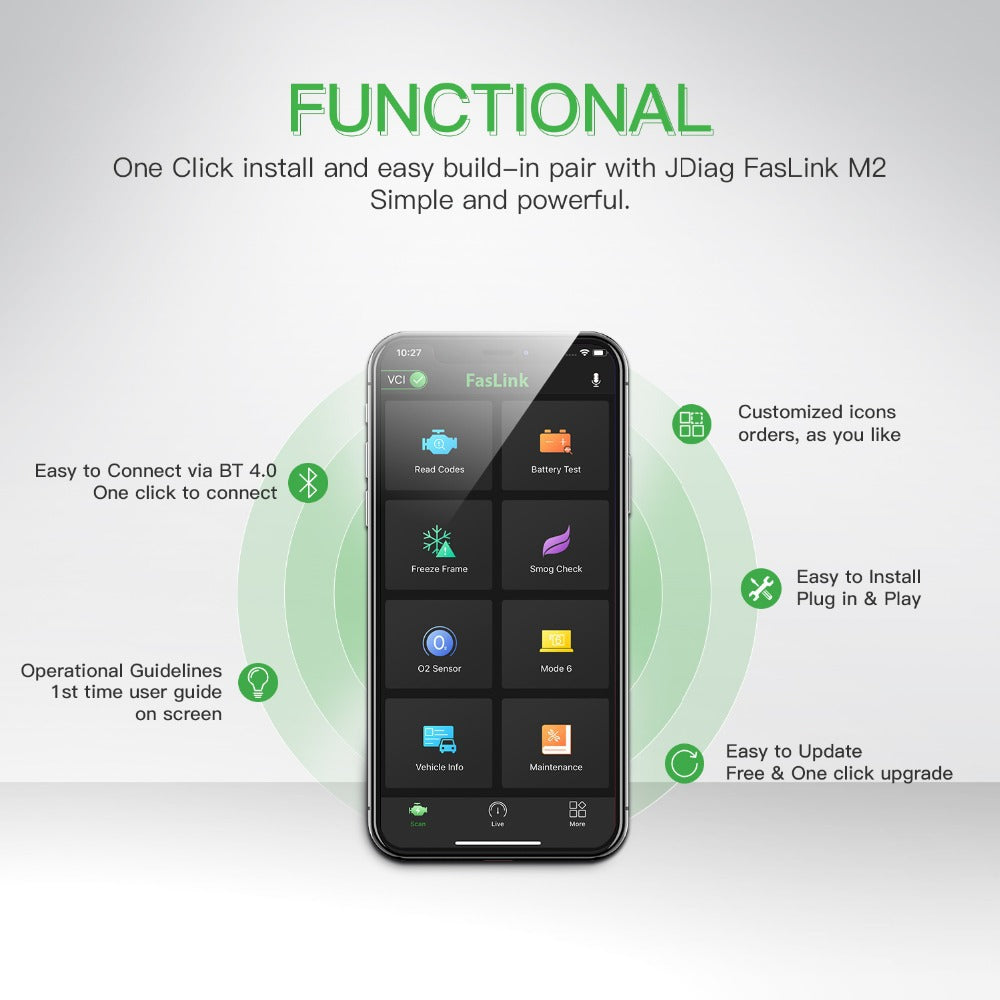 JDiag FasLink M2 FreshBox Tech: Turn Your Smartphone into a Car Diagnostic Tool