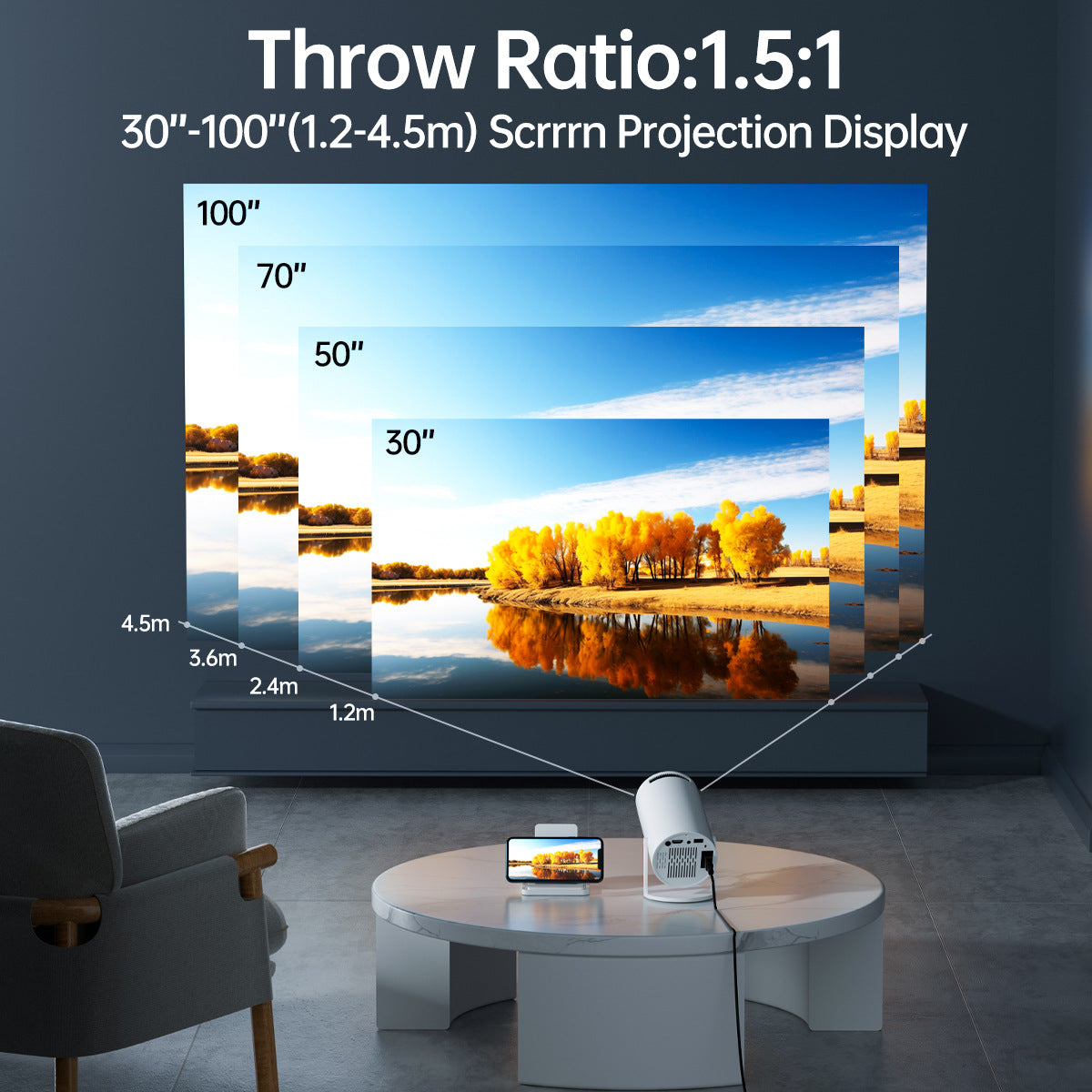 Transformez n’importe quelle pièce en cinéma 4K 🎬