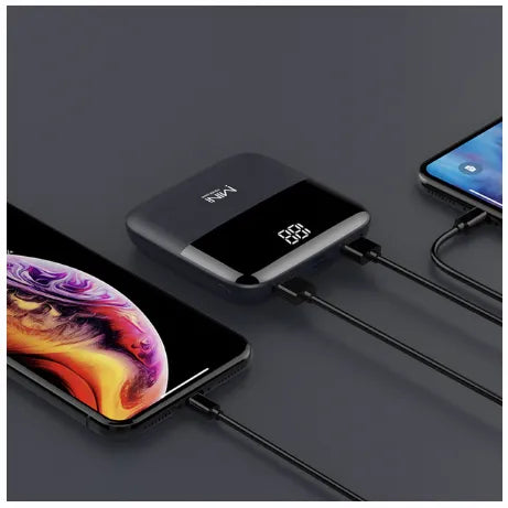 Digital Display Power Bank – Compact & High Capacity, Multi-Port USB
