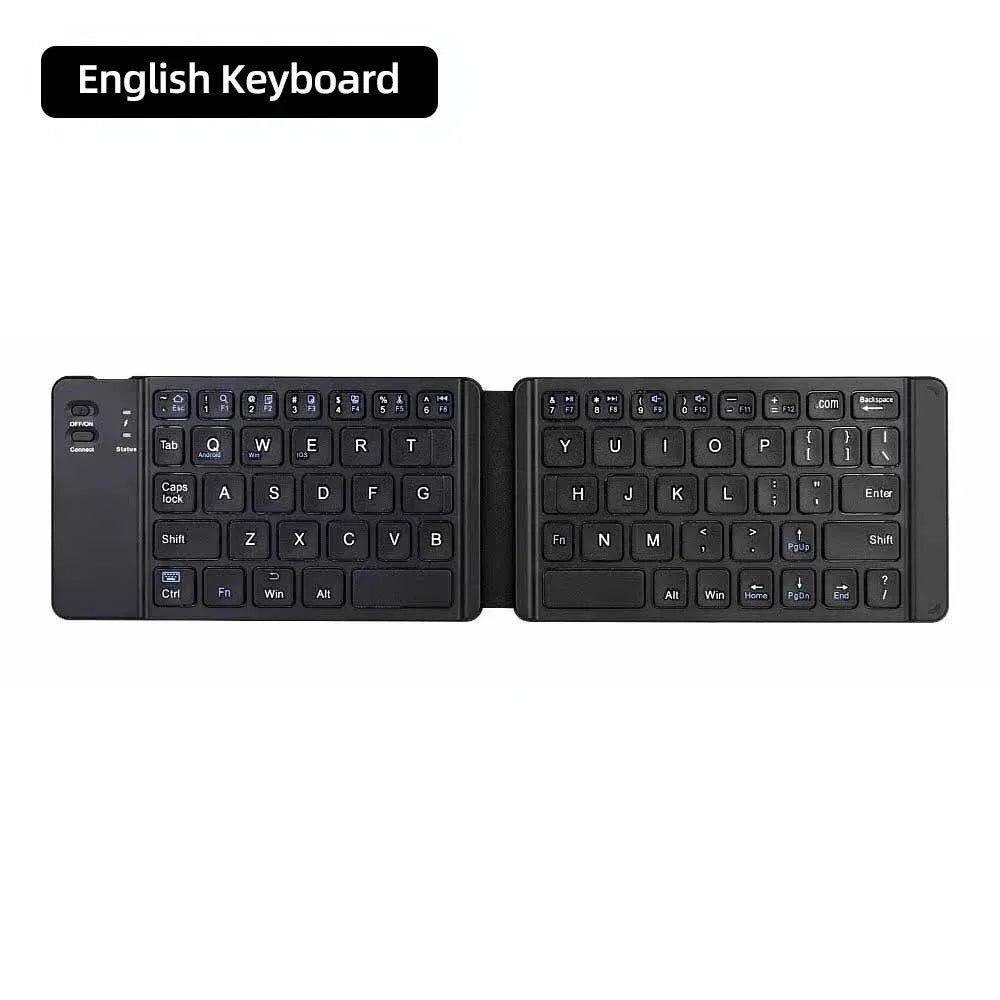 Mini Clavier Bluetooth Pliable avec Touchpad – Ultra Compact & Rechargeable pour PC, iPad, Android et Smartphone | Freshbox Tech