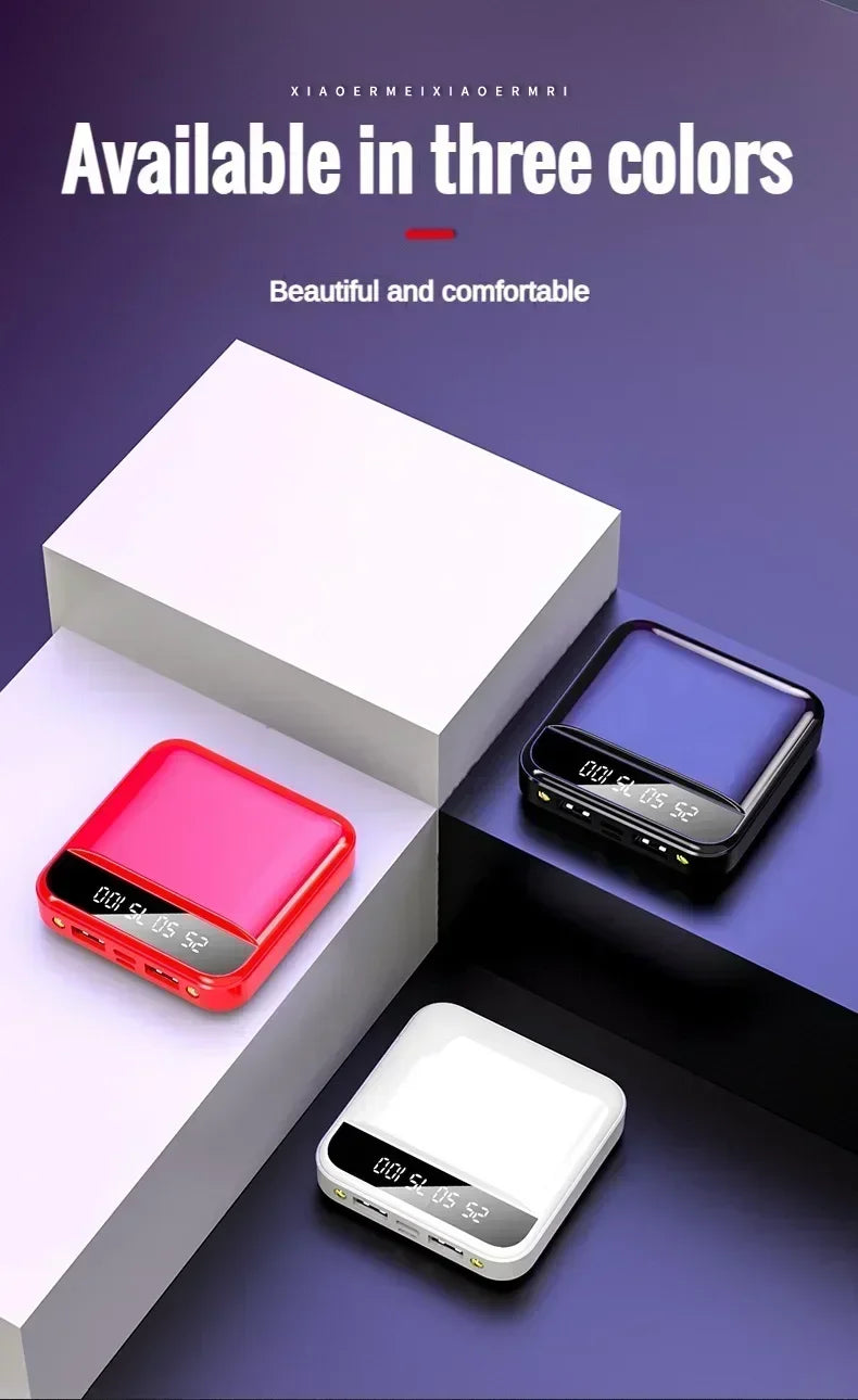 🔋 Mini Power Bank – Ultra-Portable, Powerful & Smart ⚡