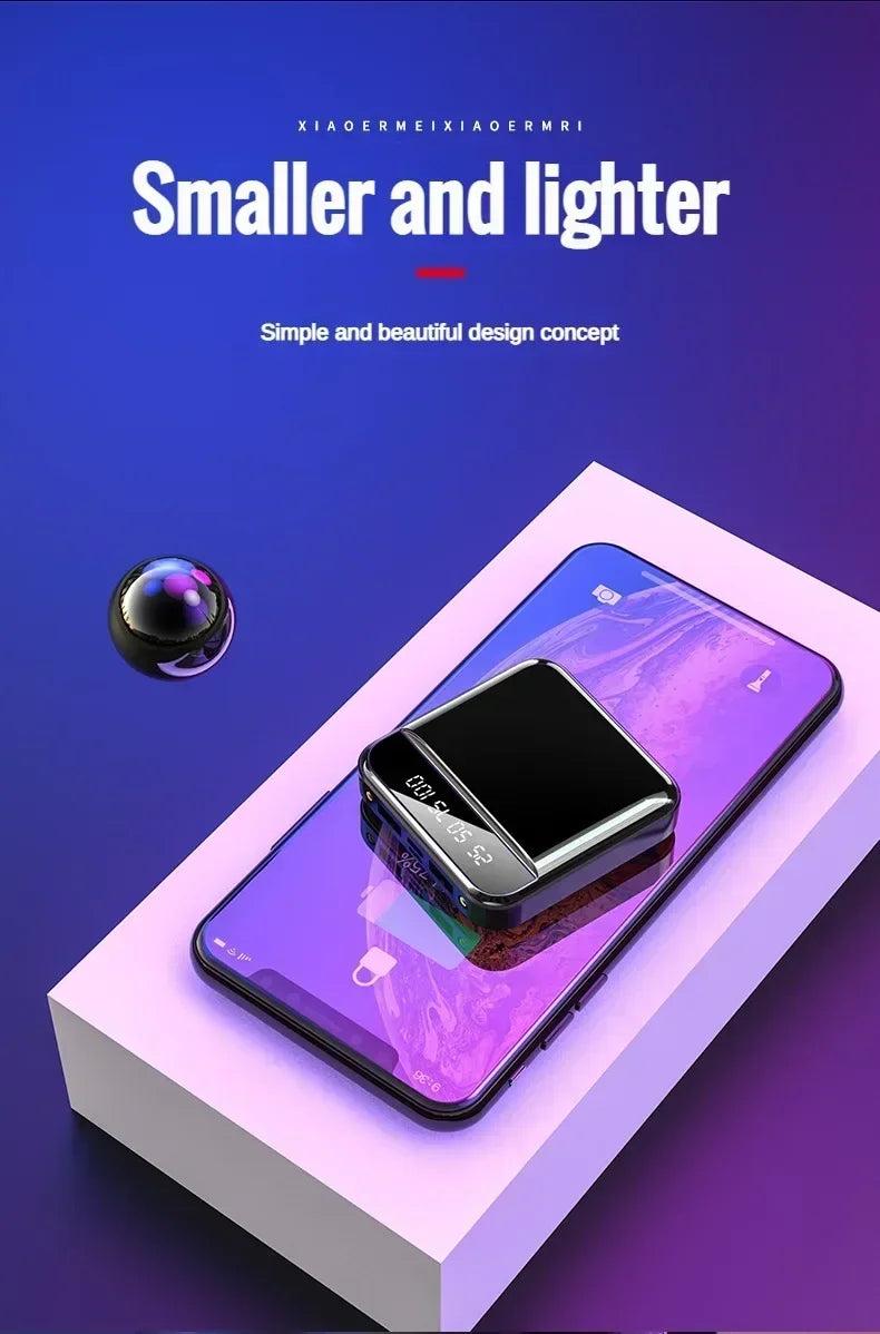 🔋 Mini Power Bank – Ultra-Portable, Powerful & Smart ⚡