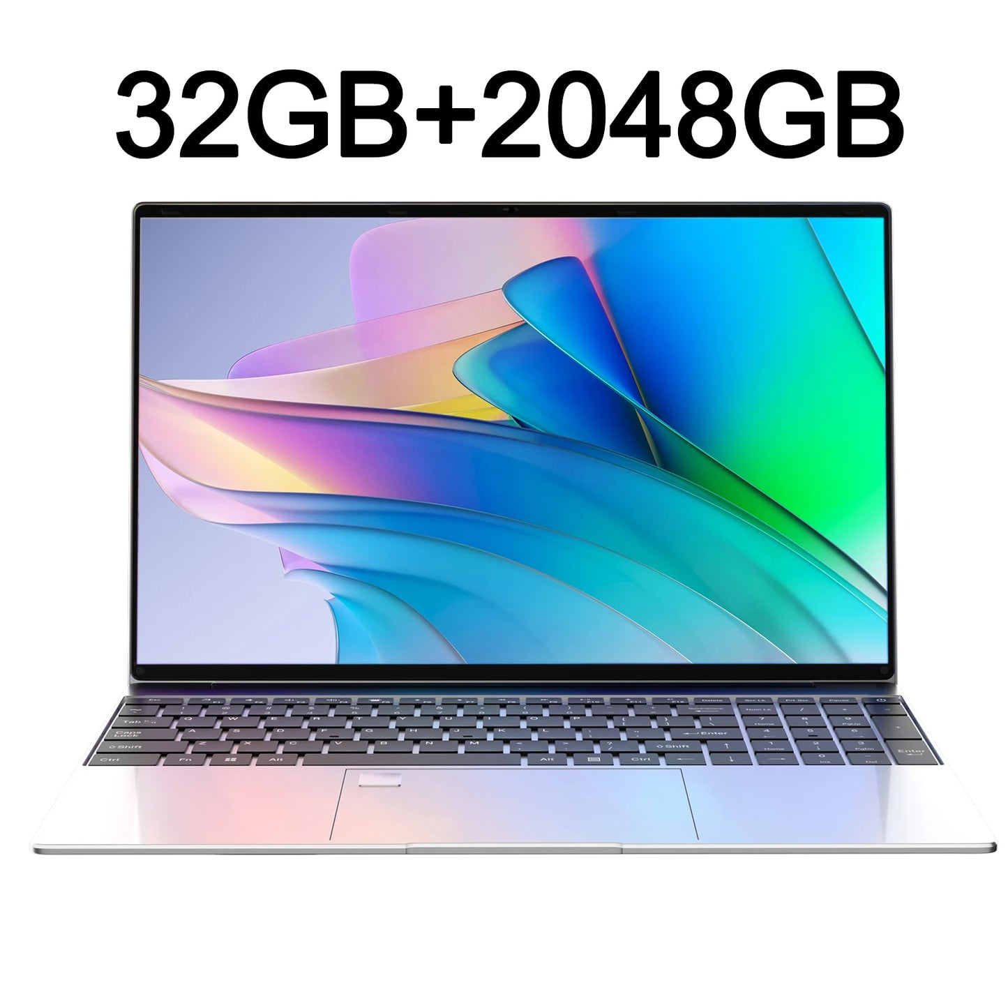 New 15.6" Portable Laptop – Gaming & Office Powerhouse!